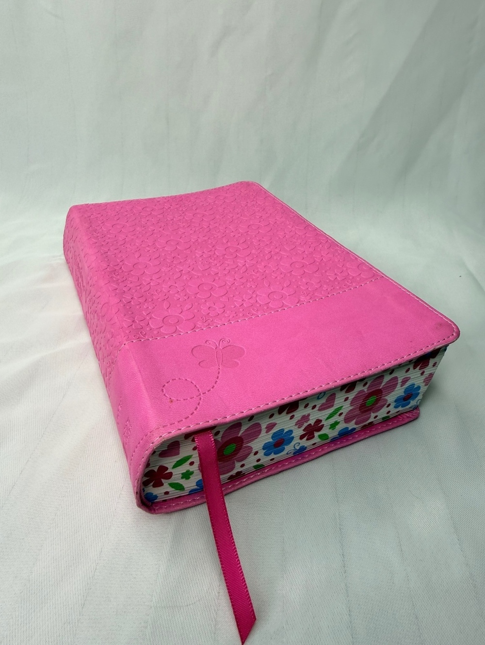 NIrV Adventure Bible Early Readers Pink Floral Leathersoft 2014